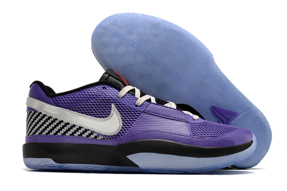 Nike Ja 1 Purple and white